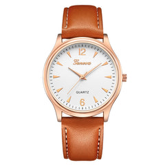 Men Watch Luxury Fashion Faux Leather Blue Ray Glass Quartz Analog Watch Man new arrival in men wrist watches relogios masculino