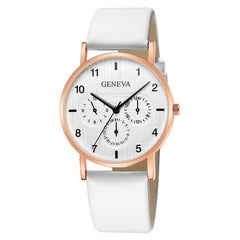 Women's Watches Fashion Geneva Brand Roman Numeral Ins Wind Small Fresh Cute Ladies Clock Can Be Used As A Couple Reloj Mujer@50