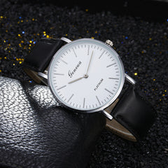 Men Wrist Watch Retro Simple Leather Band Watch Analog Ultra Thin Dial Quartz Watch Man Watches Mens 2019 Men Wristwatch Clock