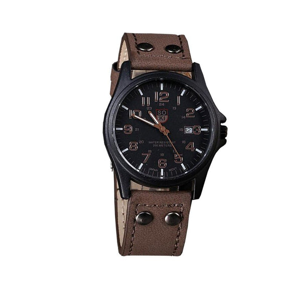 Men Watches 2019 Luxury Brand Casual Quartz Military Campaign Calendar Watch Man horloges mannen erkek kol saati zegarek meski