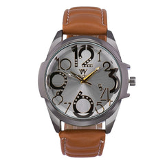 Man Wristwatch Fashion Luxury Business Large Dial Leather Belt Quartz Watch big dial watches for men zegarek meski orologio uomo