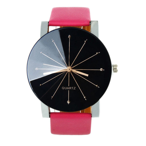 Man Women Watches Quartz Dial Leather Round Wristwatch Mens Montre Homme 2019 horloges mannen orologio uomo saat erkekler