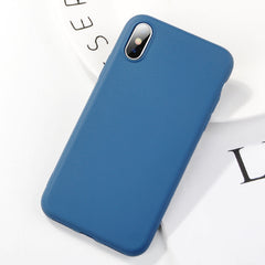 TIKITAKA Shockproof Soft Silicone Phone Case For iPhone X XS XR XS Max 8 7 6 6S Plus Candy Color Rubber Protection Back Cover