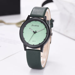 Featured Women Watches Dot Dial Ladies Fashion Quartz Wristwatch Fashion Leather  Strap Clock  Casual Dress Zegarki Damskie@50