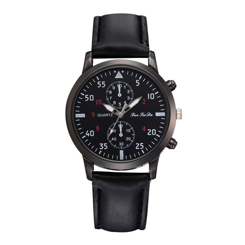 Men's Wrist Watch Fashion Leather Alloy Analog Quartz Business Watch Mens Watches Mens 2019 Men Wristwatch Clock