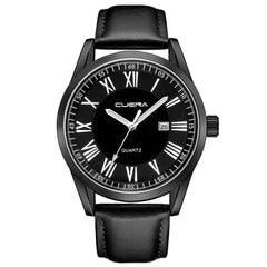 DISU Men's Wrist Watch Leather Military Date Analog Quartz  Business watch man watches mens 2019 relogio masculino