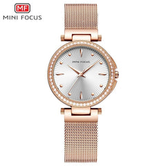 MINIFOCUS Women Watches Gold Waterproof Lady Watch For Woman Watches 2019 Brand Luxury Fashion Casual Ladies Quartz Wristwatch