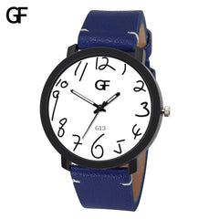 Men's Watch Fashion High-End Quartz Letter Leather Pointer Light Series Wristwatch Mens Reloj Hombre 2019 erkek kol saati