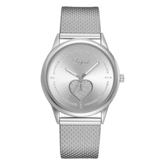 Women's Watches Simple Love Pattern Silicone Strap Ladies Quartz Wristwatch Minimalism Dress Gift Clock Reloj Mujer@50