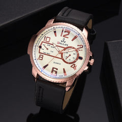 Men Wristwatch Quartz High Quality Leather Blu Ray Glass Watch Man Reloj Hombre 2019 Men Wristwatch Clock relogio masculino