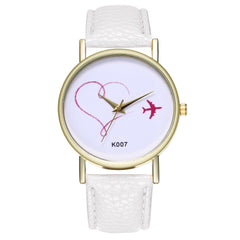 Women Watches Exquistite Simple Luxury Fashion Cute Airplane Pattern Female Watch Reloj De Mujer Kol Saati@50