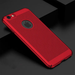 Ultra Slim Phone Case For iPhone 6 6s 7 8 Plus Hollow Heat Dissipation Cases Hard PC For iPhone 5 5S SE Back Cover Coque XS Max
