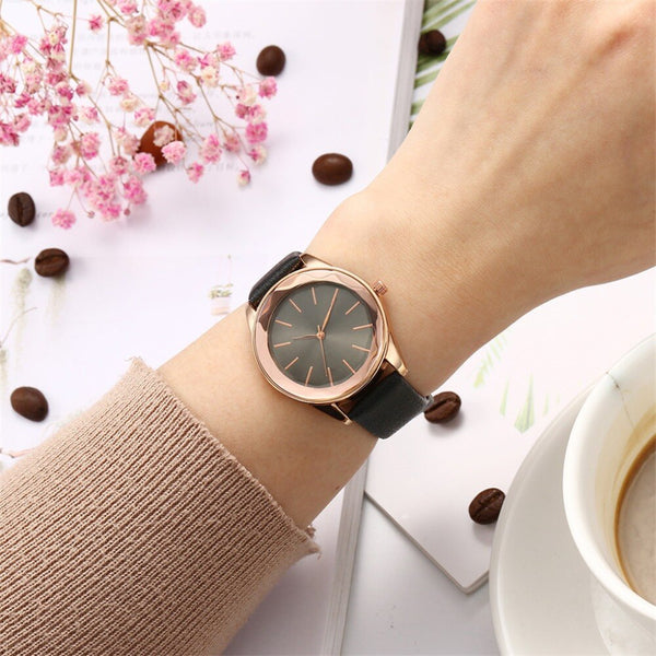 Luxury Glass Gemstone Simple Business Women's Watches Current Popular Factor Wristwatch Minimalism High Quality Watch Clock@50