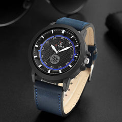 Men's Watch Multicolor Fashion Casual Business Single Eye Belt Quartz Wristwatch Mens Reloj Hombre 2019 zegarek meski