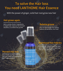 Y&F&W Natural 30ml Chinese Herb Fast Growing Progress Growth Speed Hair Care Hair Treament For Men and Women