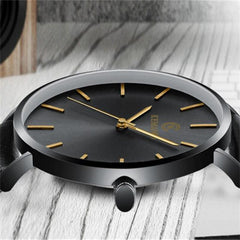 KEMANQI Ultra-thin 6.5mm Watch Men's Elegant Fashion Watches Simple Business Men Quartz Watches Roman Masculine Male Clock reloj