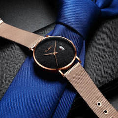Men Watch Luxury Quartz Stainless Steel Dial Casual Bracelet Watches Mens 2019 Men Wristwatch Clock Watch Mens relogio masculino