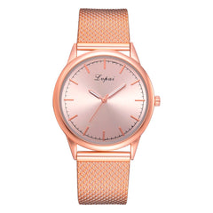 Best Selling Women's Watches Silicone Strap Fashion Ladies Quartz WristwatchRose Gold Disc Simple Clock  Bayan Kol Saati@50