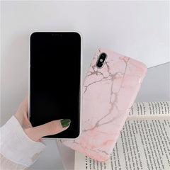 Vintage Marble Case For iphone 7 XS MAX Case Soft TPU Back Cover For iphone 6 6S 7 8 Plus iphone X XR Case Cover Phone Case