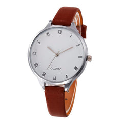DISU Women Wrist Watch Casual Checkers Faux Leather Ladies Watches women's watch analog quartz vogue Relogio Feminino
