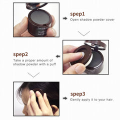 1Pc Portable Hairline modified shadow powder cover natural instant hairline shadow hair concealer powder Styling Makeup TSLM2
