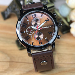 DISU Men Wristwatches Sports Quartz Luxury Leather watch man new arrival in men wrist watches mens watches