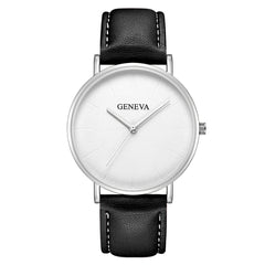 Men's Wrist Watch Leather Military Casual Analog Quartz Business Wristwatch Mens big dial watches for men relogio masculino