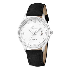 DISU Men's Boys Wrist Watches Leather Date Waterproof Quartz Business Watch man wrist watches day date mens watches