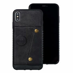 TIKITAKA Multi Card Holders Wallet Case For iPhone 11Pro Xs Max XR X Magnet Buckle Cover for iPhone 6 6S 7 8 Plus Bracket Case
