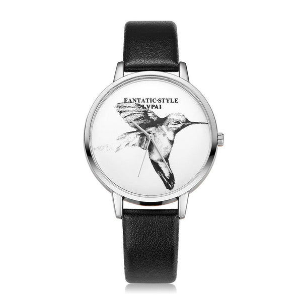 High Quality Watches Women Animal Pattern Dial Ladies Simple Quartz Wristwatch Fashion Clock Casual Leather Strap Reloj Mujer@50