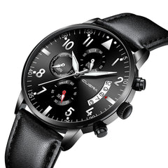 Men Watches Luxury Military Sports Analog Sport Leather Quartz Watch Man Montre Homme 2019 erkek kol saati horloges mannen