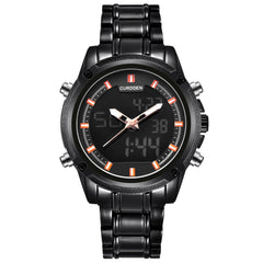 Men Watch Casual LED Digital Strap Stainless Steel Gift Watch Mens Reloj Hombre 2019 Men Wristwatch Clock relogio masculino