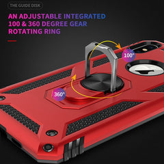 Armor Shockproof Phone Case For iphone X 8 7 6 6s Plus XS MAX XR Car Magnetic Cases Finger Ring Holder Case Cover