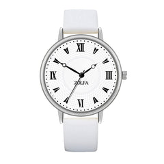 Fashion Women Watches Casual Disc Unisex Ladies Quartz Wristwatch High Quality Couple Clock Business Leather Strap Kol Saati@50