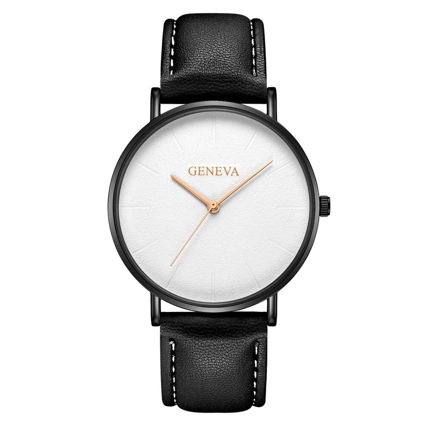 Men's Wrist Watch Leather Military Casual Analog Quartz Business Wristwatch Mens big dial watches for men relogio masculino