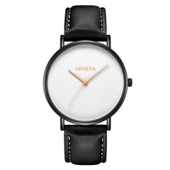 Men's Wrist Watch Leather Military Casual Analog Quartz Business Wristwatch Mens big dial watches for men relogio masculino