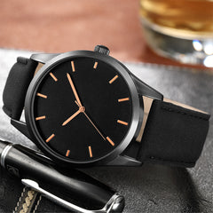 DISU Men Wristwatch Quartz Leather Sport High Quality Clock watches men unique watch for men relogios masculino