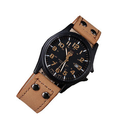 Men Watches 2019 Luxury Brand Casual Quartz Military Campaign Calendar Watch Man horloges mannen erkek kol saati zegarek meski