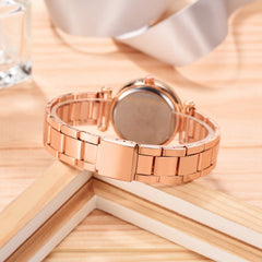 Luxury Women's Watches Simple Scale Disc Ladies Quartz Wristwatch  Starry Sky Alloy Strap Casual Clock Dress Gift Reloj Mujer@50