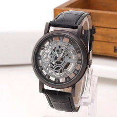 Men Wrist Watch Luxury Stainless Steel Quartz Military Sport Leather Band Dial heren horloge Watches Mens 2019 saat erkekler