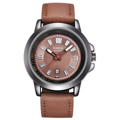 XINEW Man Wrist Watch Quartz Sport Army Military Leather Watch Mens watches mens 2019 men wristwatch clock