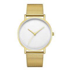 Hot Sale Women Watch Large Dial Thin Scale Clock  Business Leather Strap Quartz  Ladies  Wristwatch Simple Zegareki Damsk@50