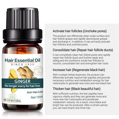 10ml Ginger Hair Care For Dry Damaged Hair