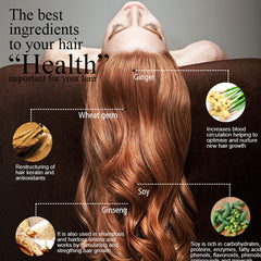 100ML Effective Herbal Scent Hair Loss Treatment Shampoo Ingredients No Irritating Moisturizing Shampoo New