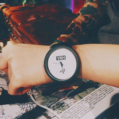 DISU Men Women Watches Leather Band Quartz Dress Sport Clocks watch man new arrival in men wrist watches relogios masculino
