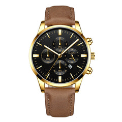 Man Watches Military Sports Luxury Analog Sport Leather Quartz Wristwatch Mens Montre Homme 2019 relojes para hombre