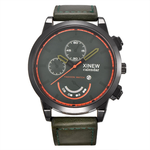 Mens Watches Vintage Classic Waterproof Date Leather Strap Sport Quartz Army Watch Man Reloj Hombre 2019 erkek kol saati