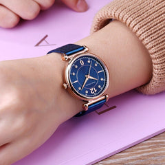 MINIFOCUS Rose Gold Girls Women's Watches Brand Luxury Fashion Ladies Watch Women Waterproof Casual Dress Lady Watch For Woman
