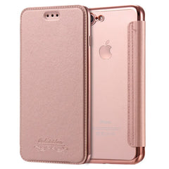 Wallet Flip Book PU Leather Phone Case For iPhone X XR XS Max 5 5S SE 6 6S 7 8 Plus Transparent Clear Back Cover Shell
