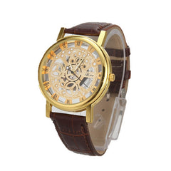 DISU Men Watch Stainless Steel Quartz Military Sport Leather Band Watch Man vintage men wristwatch clock mens watches